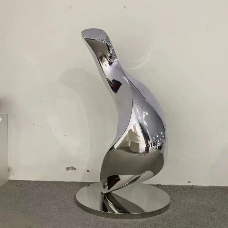 Outdoor Stainless Steel Sculpture Modern Art Decoration